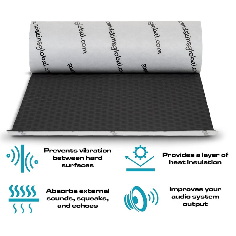 SSK-Wavy 315mil/8mm Lightweight Closed Cell Foam Mat - 32.3 sqft.