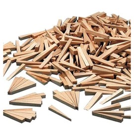 Karl Dahm Tiles Wooden Wedges I 100 Tile Wedges I Length: 55 mm, Height: 8 mm I Easy to lay tiles with professional tiles laying aid - 11175