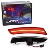iJDMTOY Clear Lens Red Full LED Rear Side Marker Light