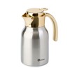 Diobao 1.0L Coffee Server, Thermal Tabletop Pot, Stainless Steel, Thermal