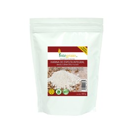 Harina de Espelta Integral Integrain, 830 g, Grano Ancestral, Rica en Fibra y Proteínas
