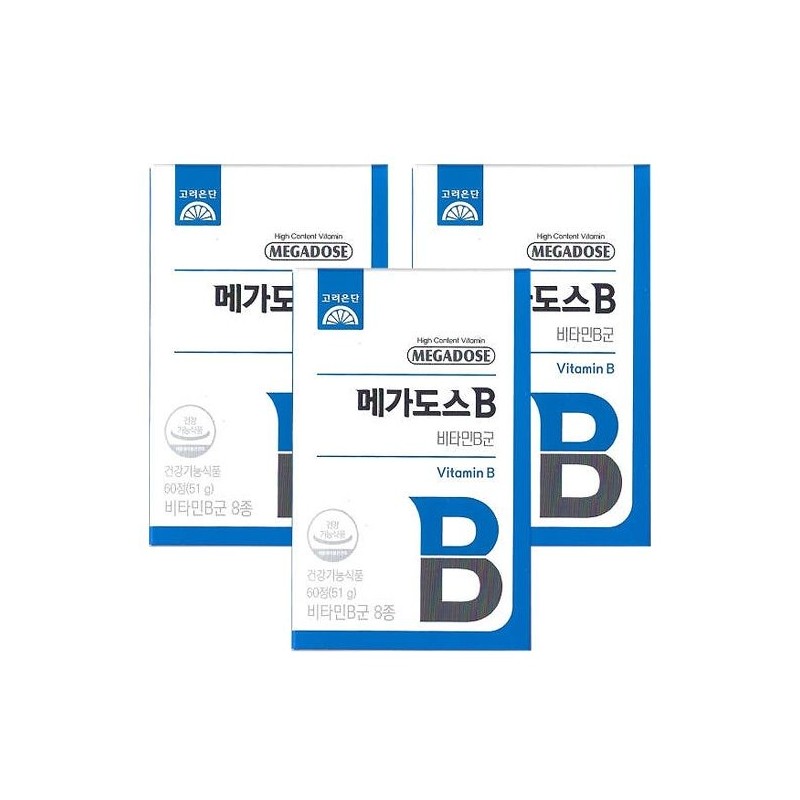 Goryeo Eundan Korea Eundan Megadose B Vitamin B Complex 850mg