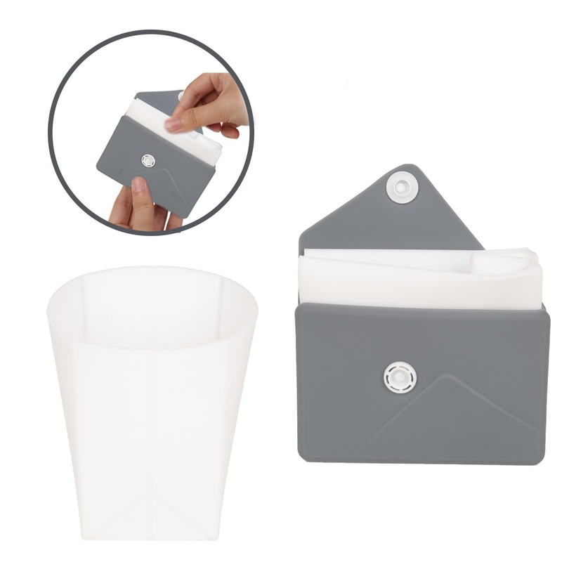 WMDDIAN Silicone Foldable Cup – Foldable Travel Cup, Suitable for