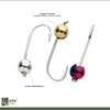 Zite Fishing Micro Tungsten Jig Heads with Trout Hooks -