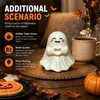 Middle Finger Ghost Statue for Halloween Decor – Cute &