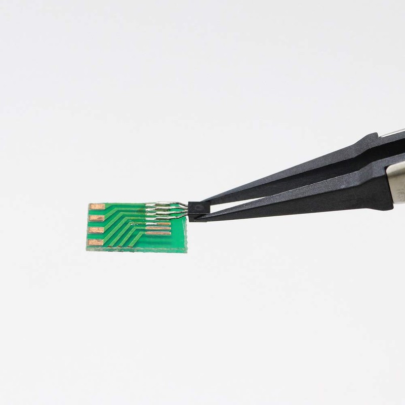 Engineer PTZ-45 ESD Tweezers, Anti-Static Treatment, Tapered Type, 5.1 inches