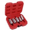 3/8inD Elbow Connector Socket Set Fitting Kit Chrome Alum Car