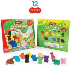 Dong-A Toru Animal Crayons (smudge-free crayons) Crayons Craypas Dong-A Colored Pencils Colored Pencils Dong-A Crayons / 동아 토루 애니멀크레용(손에 묻지 않는 크레용) 크레용 크레파스 동아색연필 색연필 동아크레용