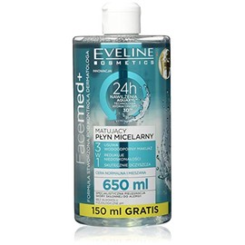 Eveline Cosmetics, Facemed Mattifying 3-in-1 Micellar Liquid 650 ml