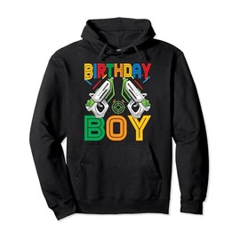 Funny Laser Tag Birthday Boy Gear For Lasertag Tournament Pullover Hoodie