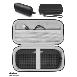 getgear Zipper case for Bose SoundLink Flex Bluetooth Portable Speaker - Black