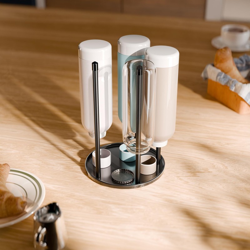 Bottle Holder for SodaStream - Premium Ceramic Drip Holder with