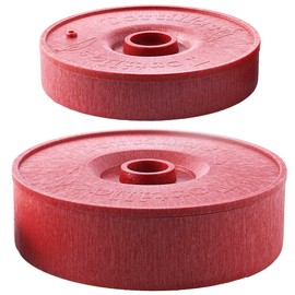 DOTERNITY Tortilla Warmer - Tortilla Server -Pancake Keeper -One Large & One Small Combination - Food Container - Perfect for Keeping Tortillas, Pancakes, Waffles Warm -Microwave Save (Red)