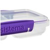 Sistema 61517 KLIP IT Accents Split Food Storage Container, 350