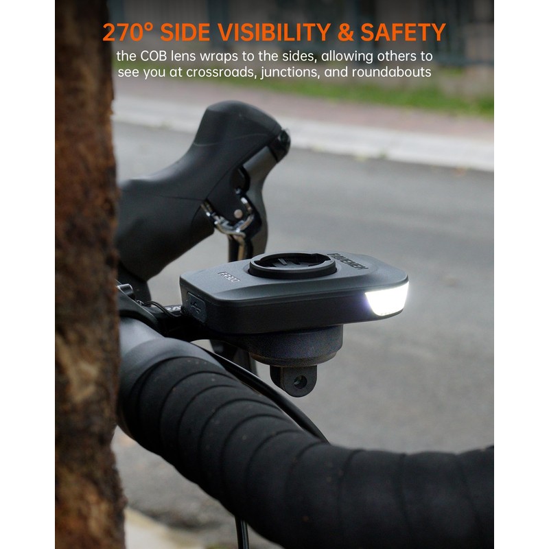RAVEMEN FR300 300 Lumen Daylight Cycling Headlight Compatible with Garmin/Wahoo