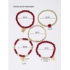 Colorful Multilayer Gold Beaded Stackable Stretch Bracelets Boho Charm Dainty