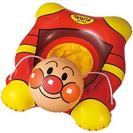 アンパンマン 顔付きベビーうきわ 本体サイズ :約65㎝×56㎝