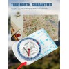 Eyeskey Ultra-Light Compass,Compact Hiking&Mountaineering, Accurate Orienteering Compass with Map Scales
