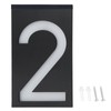 Outdoor Solar Power LED Number Sign Light House Hotel Store