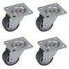 Dörner + Helmer Set of 4 Furniture Swivel Castors 30