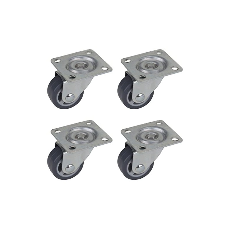 Dörner + Helmer Set of 4 Furniture Swivel Castors 30