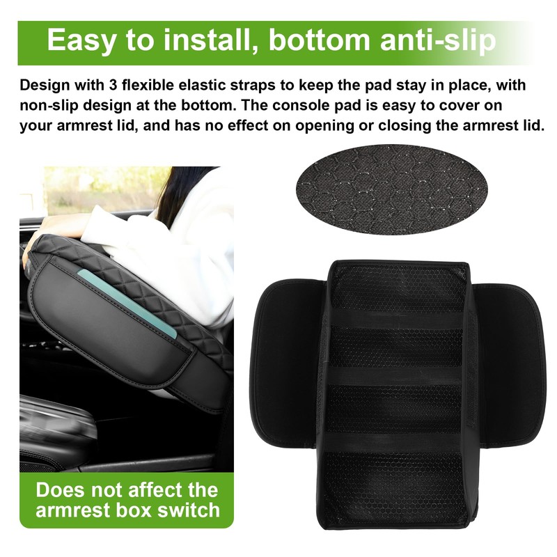 SDPVorn Center Console Cover for Nissan Pathfinder Armrest Cover Console