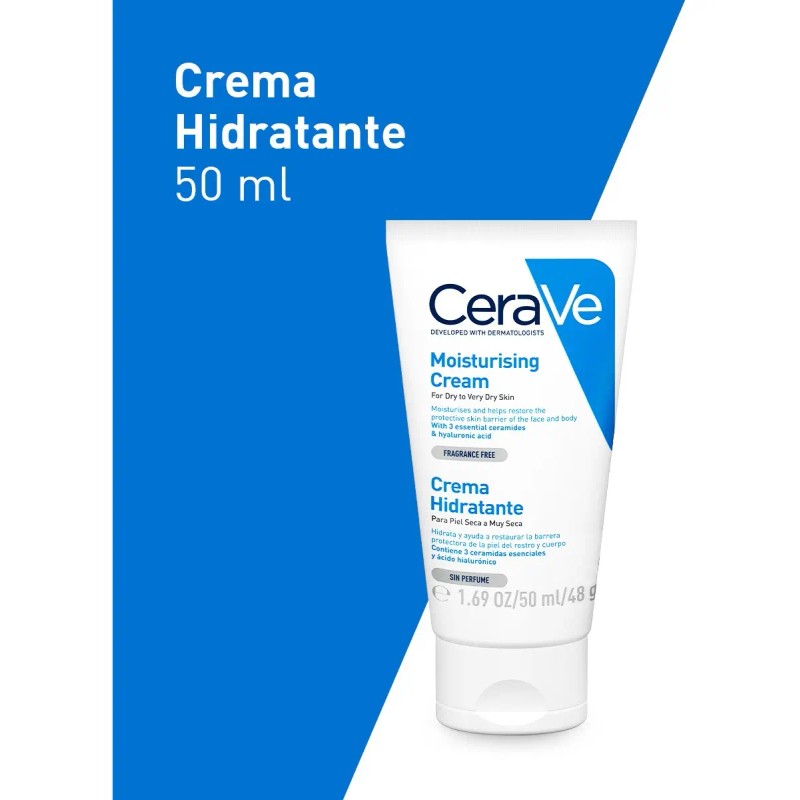 Cerave Crema Hidratante Hasta Por Horas Uso Diario Rostro Cuerpo
