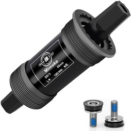 Mimoke Bottom Bracket 68-73 mm Bottom Bracket Bicycle BSA Bottom Bracket Four Hole Axle Bicycle Parts for Square Cone Spindle Crank (116 mm)