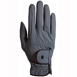 Roeckl Riding Gloves Roeck grip, grey, 6 Years