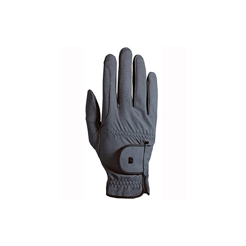 Roeckl Riding Gloves Roeck grip, grey, 6 Years