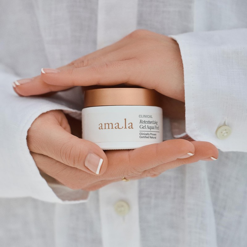 Amala Retexturing Gel Aqua Peel - Anti-Aging Facial Mask Promotes