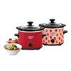 So Yummy by bella 2.0qt Twin Set Slow Cooker Red