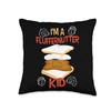 Funny Peanut Butter Sandwich Design Fluffernutter Kid Throw Pillow