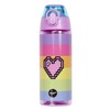 Fringoo - 600ml Kids Water Bottle with Straw & Fliptop