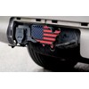 MULL USA Map Flag Metal Trailer Hitch Cover Heavy Duty
