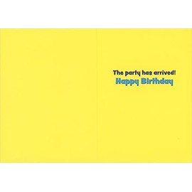 Avanti Press Blue Pelican with Beer Bottles in Mouth A-Press Funny / Humorous Birthday Card