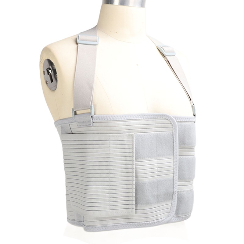Chest Support Brace Breathable Elastic Dual Support Broken Rib Brace