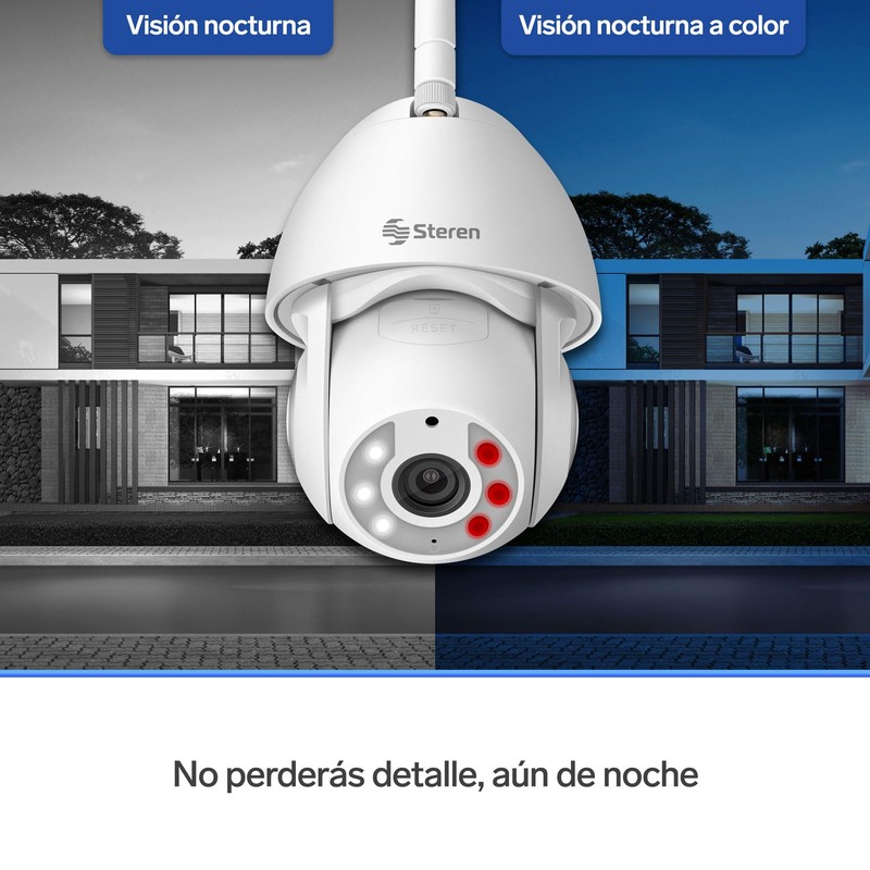 STEREN CCTV-235 Cámara de Seguridad Wi-Fi Full HD 1080p robotizada