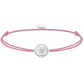 Thomas Sabo Little Secret LS098-401-9-L20v Women's Bracelet Flower 925 Sterling Silver, Sterling Silver