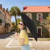 LANBRELLA Travel Umbrella, Compact Folding Vented Double Canopy Auto Open