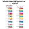 Daily Schedule Chart with 15 Dry-Eraser Cards - 13 Pockets
