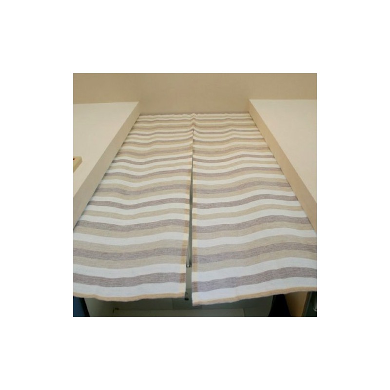 SunnyDayFabric Noren, Itawa, Scandinavian Style, Beige, Approx. 33.5 inches (85
