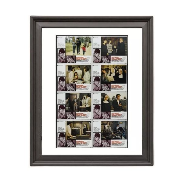 Change of Habit Lobby Cards Elvis - Picture Frame 8x10