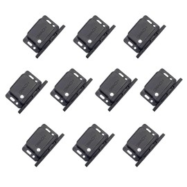 10 Pack Grabber Catch RV Drawer Latch (OWACH CL-308) Replacement Southco C3-805 for RV Motorhome Trailer Camper Marine Boat Cabinet (10 Pack, 5 Lbs, Small Keeper, Black)