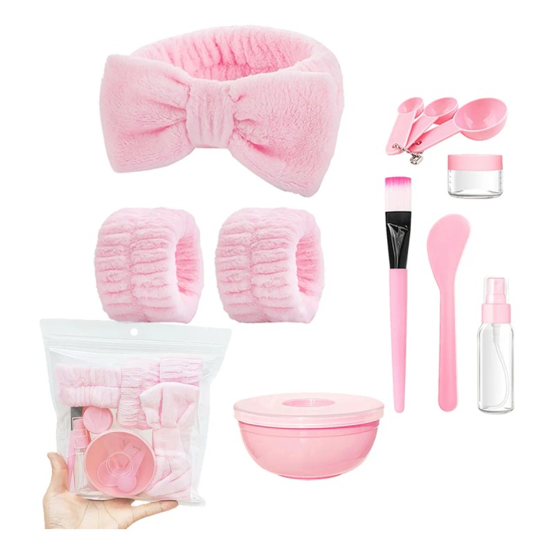 Mascarilla Bowl Preparación Facial Brochas