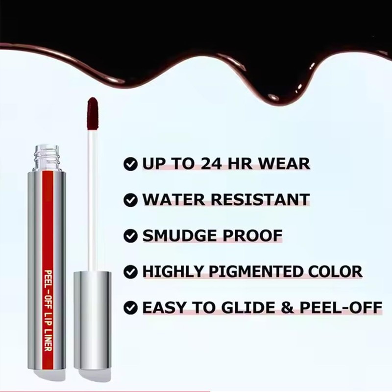 Generic 3PCS Peel Off Lip Liner Stain Set, Long Lasting