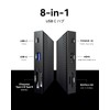 Dockcase 8-in-1 USB C Hub with Touch Screen CFexpress/SD/MicroSD Card