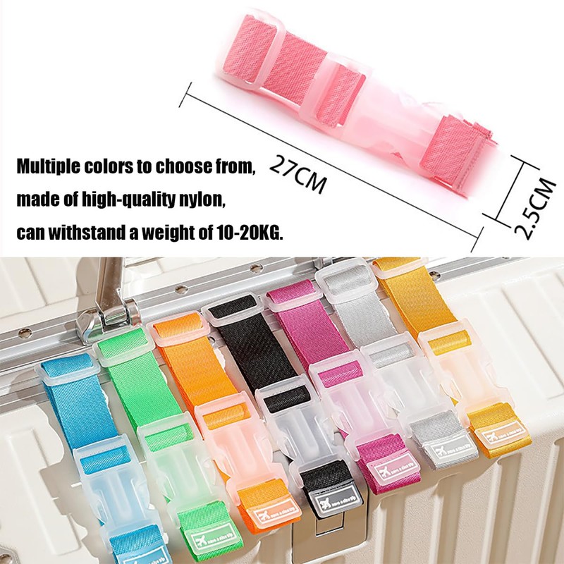 8 PCS Bag Strap for Luggage with Quick Release Buckle
