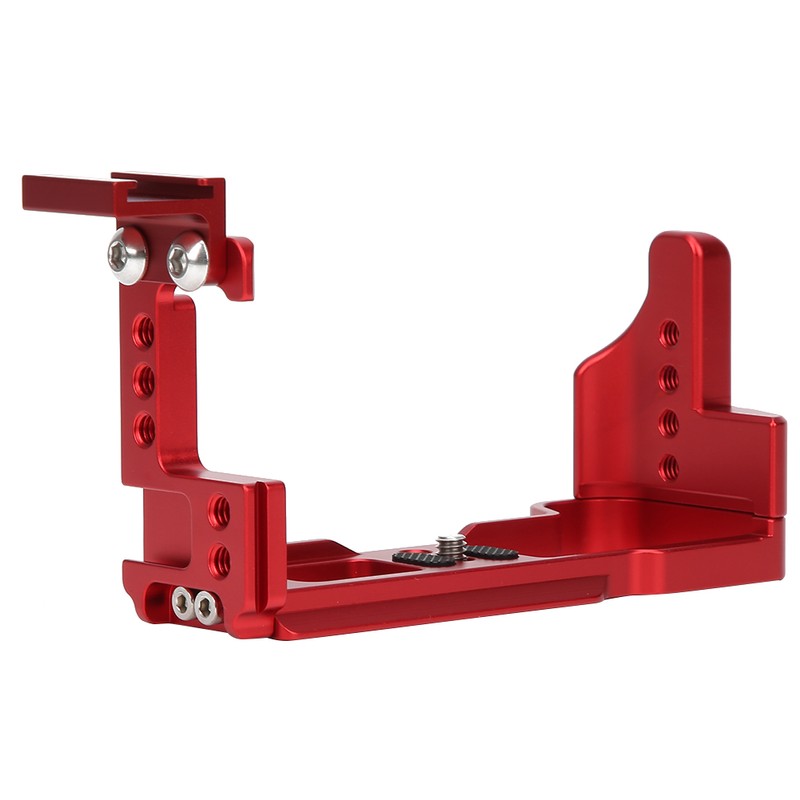 Metal Microphone Stand L Quick Release Plate Vertical Shooting Handle