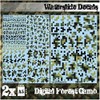 Waterslide Decals - Digital Forest Camo